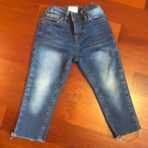 Toddler girls cropped denim Hudson Jeans size 3T